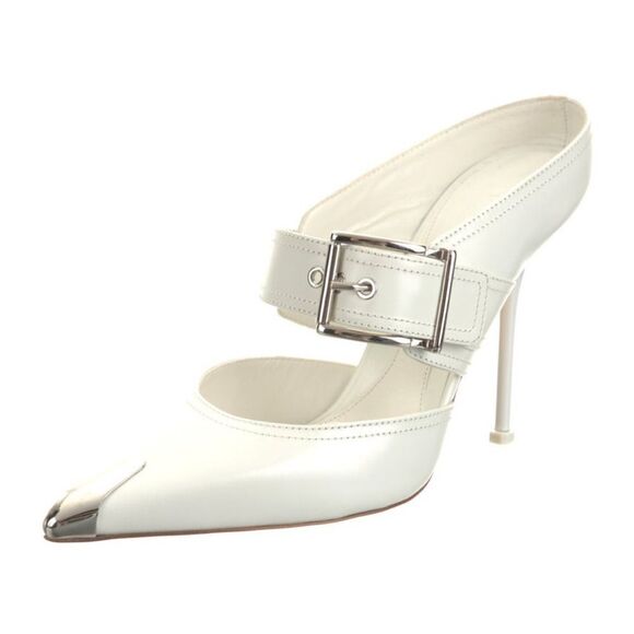 Alexander McQueen Leather Mules - Picture 1 of 5